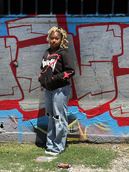 Red n' Black Triplicity Hoodie