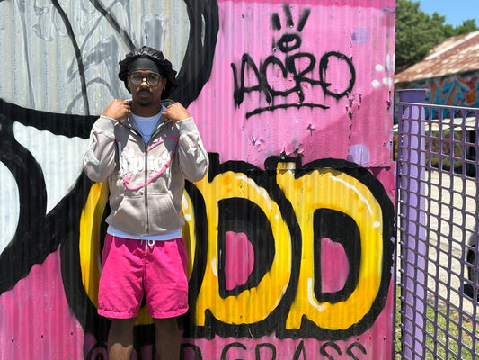 White n' Pink Triplicity Hoodie